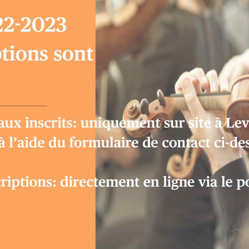 inscription cours de musique adultes Paris