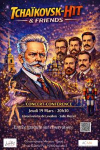 concert Tchaïkovski à Levallois donné par les élèves adultes du pôle d'Enseignement Musical 