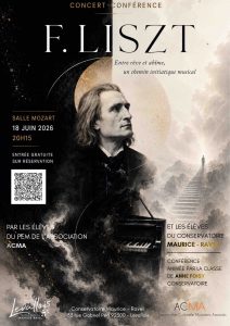 Liszt concert-conférence pédagogique par l'association ACMA et le Conservatoire de Levallois